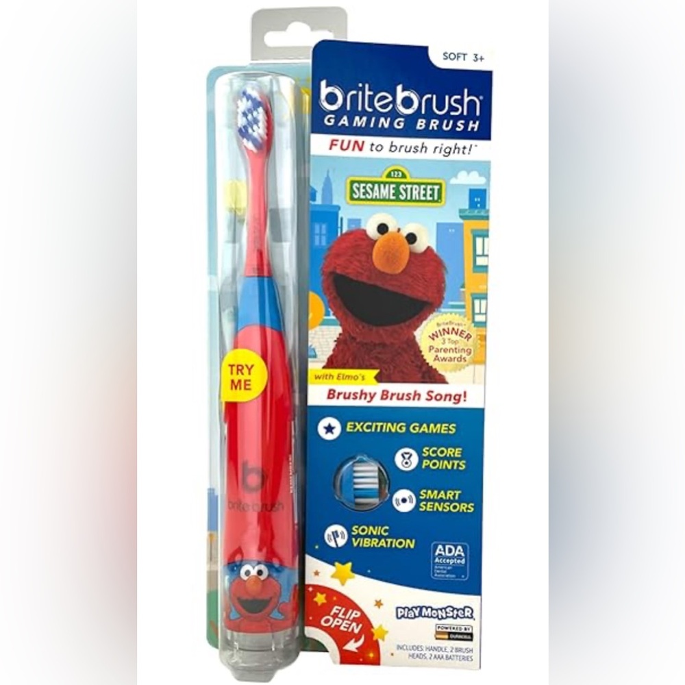 BriteBrush Elmo Kids Electric Toothbrush - Picture 4 of 4